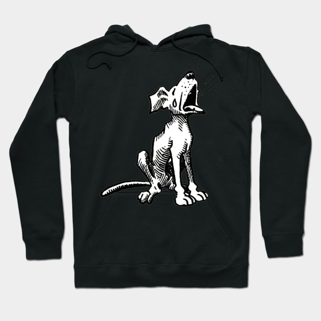 Barking dog Hoodie by Marccelus